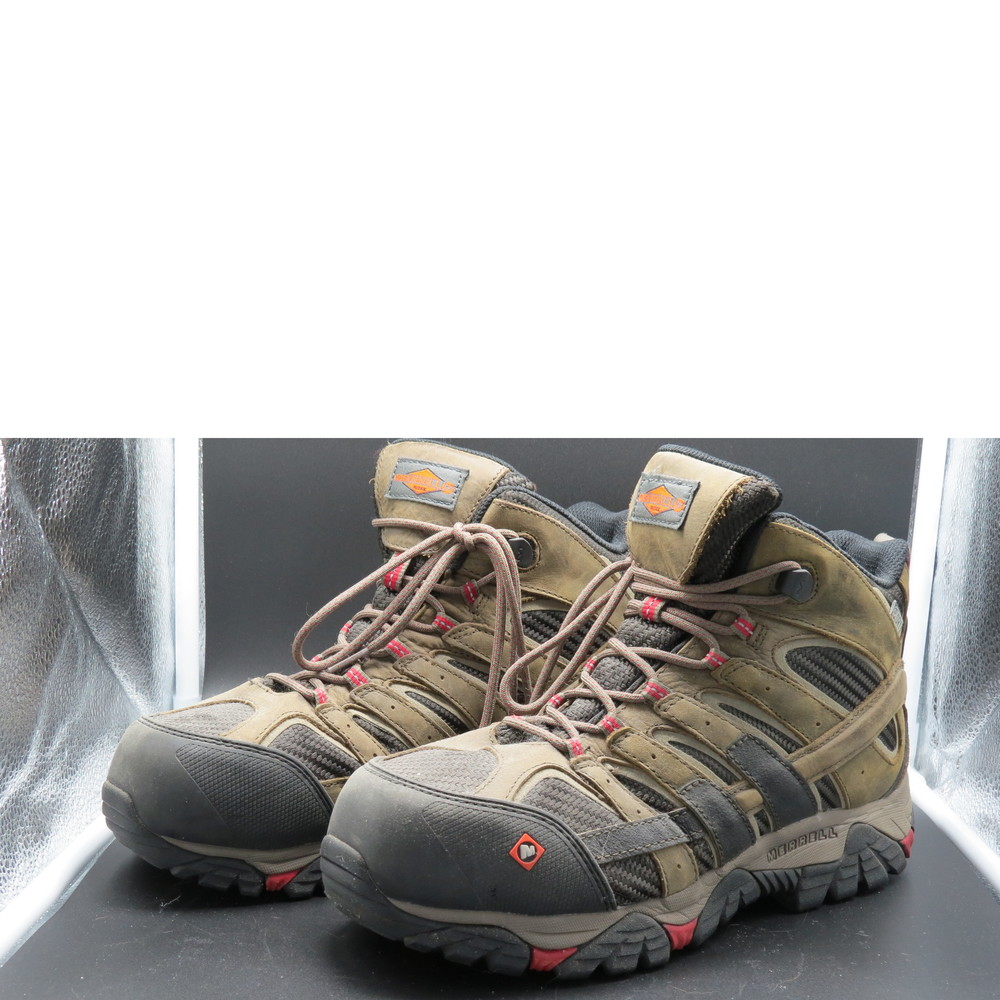 Merrell Moab 2 Work Boots Size 9.5 Waterproof Safety Toe